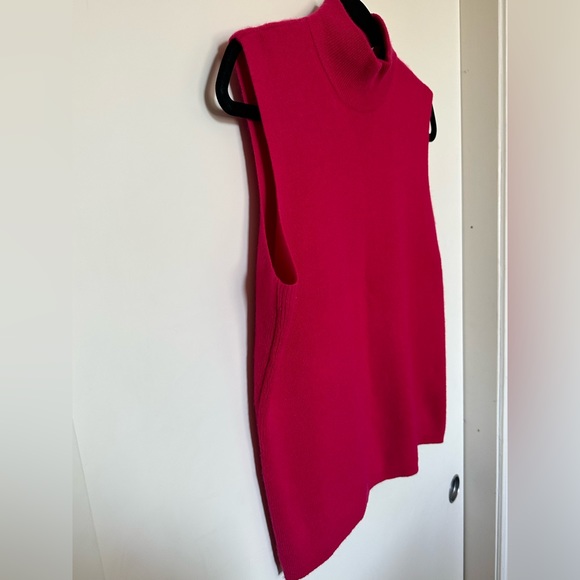 Dana Buchman 100% Cashmere Sleeveless Mock-neck Sweater - Picture 4 of 9